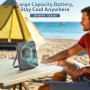 OUILA Mini ventilador usb portatil 3 en 1, silencioso potente 3 velocidades, pequeño para camping, escritorio, biblioteca,