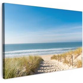 MuchoWow© Cuadros Decoracion Salon Modernos 120x80 cm Pinturas Lienzo Decorativo para Pared Decoración Hogar Lienzos Playa - Mar