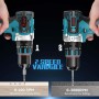 Brushless Taladro Percutor a Bateria 21V, Taladro Atornillador Electrico, Taladro Atornillador Batería Inalámbrico