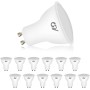 GY 12 bombillas LED GU10, 10 vatios (equivalente a 100 vatios), 1100 lúmenes, 6500K blanco frio, se pueden usar para iluminación