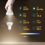 GY 12 bombillas LED GU10, 10 vatios (equivalente a 100 vatios), 1100 lúmenes, 6500K blanco frio, se pueden usar para iluminación