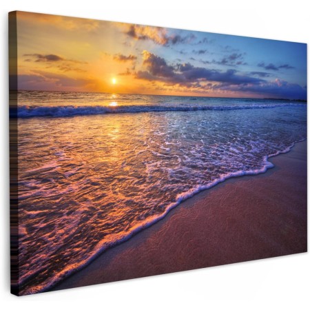 MuchoWow© Cuadros Decoracion Salon Modernos 120x80 cm Pinturas Lienzo Decorativo para Pared Decoración Hogar Lienzos Playa - Mar
