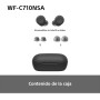 Sony WF-C700N Auriculares Inalámbricos, Bluetooth, Cancelación de Ruido (Pequeños, Ligeros y con conexión multipunto, IPX4,