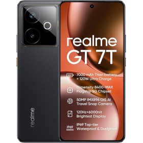 realme GT 7T Smartphone 12+256 GB 5G Teléfono Móvil, MediaTek Dimensity 8400, Batería 7000mAh Carga Rápida 120W, Cámara 50MP AI