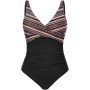 Tuopuda Bañadores Mujer Reductor Barriga Bañador Push up con Relleno V-Cuello Trajes de Baño Una Pieza Monokini Bañador Natacion