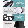 Tuopuda Bañadores Mujer Reductor Barriga Bañador Push up con Relleno V-Cuello Trajes de Baño Una Pieza Monokini Bañador Natacion