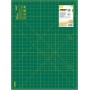 Olfa RMSG - Plancha de corte de 1,5 mm de espesor, color verde, escala en pulgadas (60 x 45 cm)