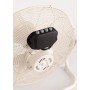 CREATE / AIR FLOOR RETRO/Ventilador industrial de suelo Blanco Roto/Ventilador 16 pulgadas,flujo de aire potente, 3