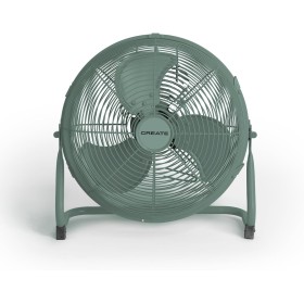 CREATE / AIR FLOOR RETRO/Ventilador industrial de suelo Verde Sage/Ventilador 12 pulgadas,flujo de aire potente, 3