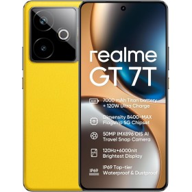 realme GT 7T Smartphone 12+256GB 5G Teléfono Móvil, MediaTek Dimensity 8400, Batería 7000mAh Carga Rápida 120W, Cámara 50MP AI