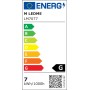 M Ledme - Pack 6, Bombilla Led Gu10 Smd Plus 7W, Luz neutra (4000k), casquillo Gu10, 580 Lumen, IP20, Apertura del Haz de Luz