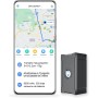 Localizador GPS para Coches, Motos y Perros, 90 Días en Espera 6000mAh, Alarma Antirrobo, Seguimiento Global en Tiempo Real -