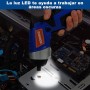 SORAKO 3.6V Destornillador Eléctrico, 6Nm con 30 Accesorios, Luz LED, 2 Direcciones de Rotación, Indicador de Batería y