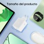 Cargador Adaptador de Corriente realme SUPERVOOC de 45 W para realme 14 Pro, 12x 5G, 12 5G, C75, C65, C67, C53, Note 60, Note