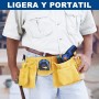 SORAKO 3.6V Destornillador Eléctrico, 6Nm con 30 Accesorios, Luz LED, 2 Direcciones de Rotación, Indicador de Batería y