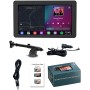 Pantalla Coche, 9" Pantalla Carplay Coche para Apple y Android con HD 1080P Cámara Trasera y Delantera, Navegación GPS,