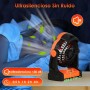 Dreamhigh® 15000mAh Camping Ventilador con Lámpara LED, Ventilador Recargable Portátil, 3 Velocidades, Rotación de 270°,