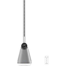 Cecotec Ventilador de torre EnergySilence 9890 Skyline Bladeless Sin Aspas de 39", 50W, Pantalla LED táctil, Mando a distancia,