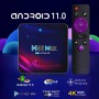 Xilibod H96Max V11 Android 11.0 TV Box 2GB RAM 16GB ROM Penta-Core Mali-450 GPU RK3318 Quad-Core 64bit CPU H.265 4K VP9 Decoder