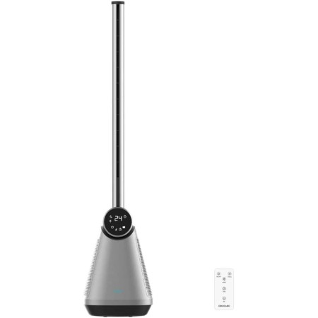 Cecotec Ventilador de torre EnergySilence 9890 Skyline Bladeless Sin Aspas de 39", 50W, Pantalla LED táctil, Mando a distancia,