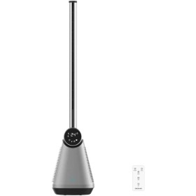 Cecotec Ventilador de torre EnergySilence 9890 Skyline Bladeless Sin Aspas de 39", 50W, Pantalla LED táctil, Mando a distancia,
