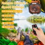 Diealles Shine Ventilador Camping, 15000mAh Ventilador Recargable, Ventiladores de Camping con Linterna LED, Ventiladores de