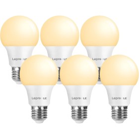 Lepro Bombilla LED E27, Luz Cálida 2700K 8.5W, 806lm, Equivalente a Bombilla 60 W Convencional, Bombilla E27 LED Cálido, Ahorro