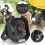 Diealles Shine Ventilador Camping, 15000mAh Ventilador Recargable, Ventiladores de Camping con Linterna LED, Ventiladores de