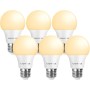Lepro Bombilla LED E27, Luz Cálida 2700K 8.5W, 806lm, Equivalente a Bombilla 60 W Convencional, Bombilla E27 LED Cálido, Ahorro