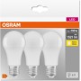 Osram Lámpara LED Base Classic A, en forma de bombilla con casquillo E27, no regulable, reemplaza 100 vatios, mate, blanco frío