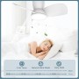 Ateroll Ventilador de Techo con Luz, Ø76CM, LED Regulable 3CCT (3000K-4000K-5000K), 1500LM Ventilador de Techo con Mando a