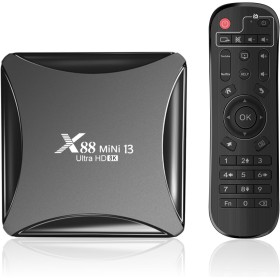 Nicoone Android 13.0 TV Box 4GB RAM 32GB ROM RK3528 Quad-Core 64bit Cortex-A53 Smart TV Box, GPU Mali-450 Soporte 8K 10/100M LAN