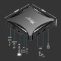 Nicoone Android 13.0 TV Box 4GB RAM 32GB ROM RK3528 Quad-Core 64bit Cortex-A53 Smart TV Box, GPU Mali-450 Soporte 8K 10/100M LAN