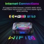 CHROX Android 13.0 TV Box, VONTAR R3 4G RAM 128G ROM RK3528 con Dual 2.4G/5.8G WiFi, BT 5.0+ Quad-Core 64 bits 4K/8K UHD H.265