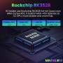 CHROX Android 13.0 TV Box, VONTAR R3 4G RAM 128G ROM RK3528 con Dual 2.4G/5.8G WiFi, BT 5.0+ Quad-Core 64 bits 4K/8K UHD H.265