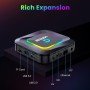 CHROX Android 13.0 TV Box, VONTAR R3 4G RAM 128G ROM RK3528 con Dual 2.4G/5.8G WiFi, BT 5.0+ Quad-Core 64 bits 4K/8K UHD H.265