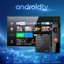 GREVA Android TV Box 13.0, Smart TV Box Android 4GB RAM 64GB ROM RK3528mini Quad-Core 64bit Cortex-A53 Chip, 8K Ultra HD