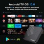 GREVA Android TV Box 13.0, Smart TV Box Android 4GB RAM 64GB ROM RK3528mini Quad-Core 64bit Cortex-A53 Chip, 8K Ultra HD