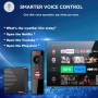 GREVA Android TV Box 13.0, Smart TV Box Android 4GB RAM 64GB ROM RK3528mini Quad-Core 64bit Cortex-A53 Chip, 8K Ultra HD