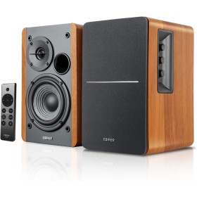 Edifier Altavoces Activos de estantería con Bluetooth R1280DBs- Entrada óptica - Altavoces de Estudio Tipo Monitor 2.0 Wireless