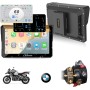 Carpuride W702BS Pro Motocicleta Carplay Pantalla con Nativo Wonder Wheel para BMW Moto, Inalámbrico CarPlay y Android Auto, 7”