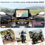 Carpuride W702BS Pro Motocicleta Carplay Pantalla con Nativo Wonder Wheel para BMW Moto, Inalámbrico CarPlay y Android Auto, 7”