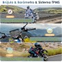 Carpuride W702BS Pro Motocicleta Carplay Pantalla con Nativo Wonder Wheel para BMW Moto, Inalámbrico CarPlay y Android Auto, 7”