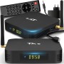 Retoo Android TV Box 4 GB RAM, 32 GB, Streaming Box, Smart TV Box Android 9 64bit 6k HDR, Quad-Core, Soporte 2.4g WiFi, HDMI
