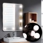 Anpro Luces LED Kit con 10 Bombillas regulables,3 Modos Ajustable de Color,Luz Espejo Maquillaje,Tocador, Baño,Regalo para