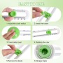 Cortador de Papel Circular Ajustable, Cortadora Circular Herramientas de Scrapbooking, Cortador de Círculos con 2 Cuchillas,