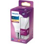 Philips - Bombilla LED cristal 60W estándar E27 luz blanca fría, mate, no regulable pack 2