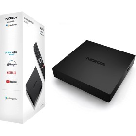 Nokia Streaming Box - Android TV Box (Ultra HD 4K, Chromecast, HDMI, WiFi, USB, Acceso directo a Google Playstore, Asistente