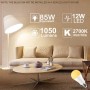 iLC Bombilla LED Colores RGBW 85W Equivalente, Regulable Cambio de Color Edison 12W E27 - Control remoto Incluido