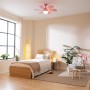 Cecotec Ventilador de Techo con Luz EnergySilence Aero 3600 Vision Full Green. 50 W, Diámetro 36”, 3 Velocidades, 6 Aspas